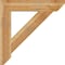 Ekena Millwork Traditional Slat Rough Sawn Bracket, Western Red Cedar, 6"W x 36"D x 36"H BKT06X36X36TRA06RWR - alternate 3